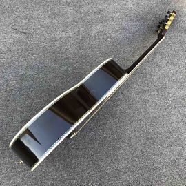 000 style Abalone inlays Ebony fingerboard classic ooo 39&quot; Acoustic Guitar solid spruce top Free shippin supplier