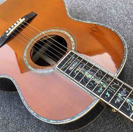 000 style Abalone inlays Ebony fingerboard classic ooo 39&quot; Acoustic Guitar solid spruce top Free shippin supplier