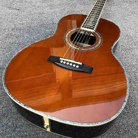 000 style Abalone inlays Ebony fingerboard classic ooo 39&quot; Acoustic Guitar solid spruce top Free shippin supplier