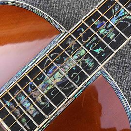 cedar top 00045 model acoustic guitar red pine 100% all real abalone acoustic electric guitar supplier