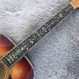 41&quot; Solid Spruce Top Abalone D Style Acoustic Guitar with Burst Maple Body Ebony Fingerboard supplier