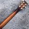 Solid Spruce Top Abalone D Style Acoustic Guitar with Burst Maple Body Ebony Fingerboard supplier