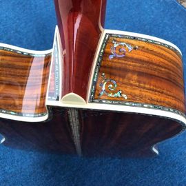 Real Abalone Inlay 41 Inch KOA Wood D45KC Classic Acoustic Guitar With Fishman 301 EQ supplier