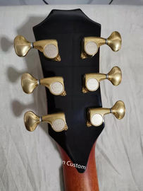 41&quot; Custom Shop Tobacco Burst AAAA All Solid Handmade Gotoh tuner Peg Abalone Cutaway 914F Acoustic Guitar supplier