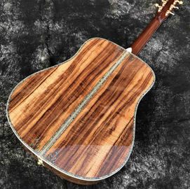 41 Inches 45D Model Real Abalone Koa Wood Electric Acoustic Guitar supplier