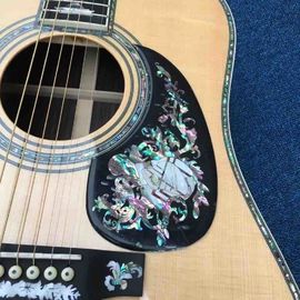 Aaaa All Real Abalone Super Deluxe Wood D45L Acoustic Guitar Customized Logo Is Available supplier