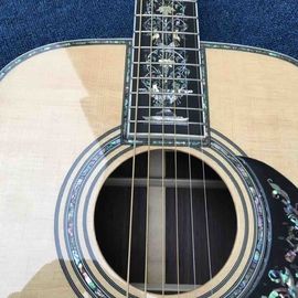 Aaaa All Real Abalone Super Deluxe Wood D45L Acoustic Guitar Customized Logo Is Available supplier