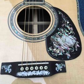 Aaaa All Real Abalone Super Deluxe Wood D45L Acoustic Guitar Customized Logo Is Available supplier