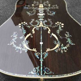 Aaaa All Real Abalone Super Deluxe Wood D45L Acoustic Guitar Customized Logo Is Available supplier