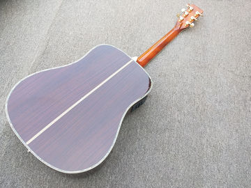 41 inch solid spruce top handmade ebony fingerboard real abalone shell inlaid electric acoustic guitar supplier