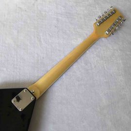 Left Hand Irregular 12 Strings Electric Guitar in Black Mahogany Body Neck Back Sides Free Shipping supplier