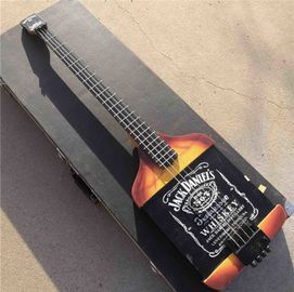 4 String Jack Daniels Electric Bass Guitar Set Neck Body Mahogany Body Rosewood Fingerboard Free Shipping supplier