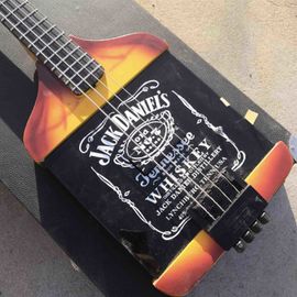 4 String Jack Daniels Electric Bass Guitar Set Neck Body Mahogany Body Rosewood Fingerboard Free Shipping supplier