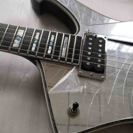 Top quality factory custom Paul stanley Mirror silver cracks electric guitar with rosewood fingerboard supplier