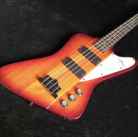 Custom 4 Strings Electric Bass Guitar with White Overlay Mahogany Body Neck Rosewood Fingerboard Custom Logo is OK supplier