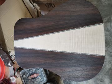 Custom Solid Spruce Top Abalone Ebony Fingerboard OOO Style Acoustic Guitar in Natural supplier