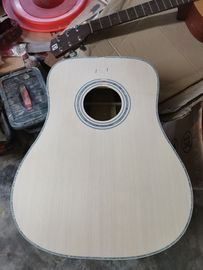 Custom Solid Spruce Top Abalone Ebony Fingerboard OOO Style Acoustic Guitar in Natural supplier