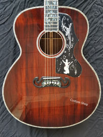 Aaaa All Solid Koa Wood 43 Inch Custom Design Jumbo Body Acoustic Guitar supplier