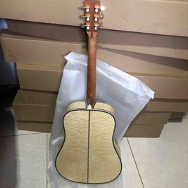 Solid Spruce Top Abalone D Style Acoustic Guitar with Spruce Maple Body Ebony Fingerboard supplier