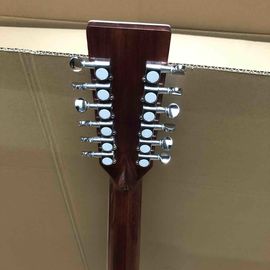 KOA 12 string guitar, solid koa wood 12 string Acoustic guitar, solid koa wood with abalone inlay supplier