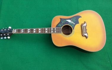 2018 Orange Sunburst Dovo acoustic guitar supplier