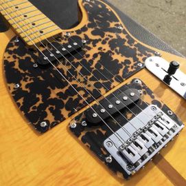 Custom Prince HS Anderson Hohner Madcats Mad Cats Amber Yellow Flame Maple Top Electric Guitar supplier