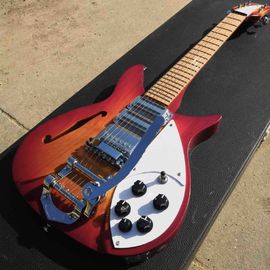 Custom F Hole Ricken 325 Electric Guitar in Cherry Red Body Kinds Color supplier