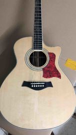 All Solid Spruce 414 Acoustic Electric Guitar with Fishman 301 Abalone inlays Ebony fingerboard acoustic guitar supplier