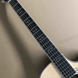 All Solid Spruce 414 Acoustic Electric Guitar with Fishman 301 Abalone inlays Ebony fingerboard acoustic guitar supplier