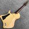 Custom 8 Strings Electric Guitar with Maple Fingerboard Gold Hardware supplier