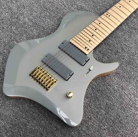 Custom 8 Strings Electric Guitar with Maple Fingerboard Gold Hardware supplier