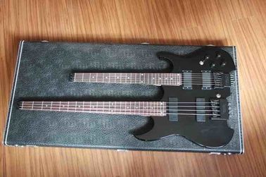 Custom Classic Black Steinberg Headless 4+6 Strings Electric Bass Guitar with Black Har support drop shipping supplier