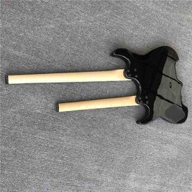 Custom Classic Black Steinberg Headless 4+6 Strings Electric Bass Guitar with Black Har support drop shipping supplier