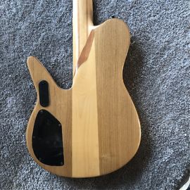 Factory Custom Factory 5 strings Wood color Whole body Butterflys electric bass Black metal hardware supplier