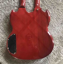 Custom high quality 12 string+6 string double head electric guitar Wine red SG guitar 100% original pictures supplier