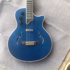 Grand factory custom quality six string electric guitar, blue personally welcome your patronage supplier