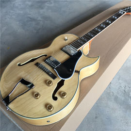 Hollow body jazz guitar with maple body neck supplier