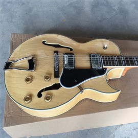 Hollow body jazz guitar with maple body neck supplier