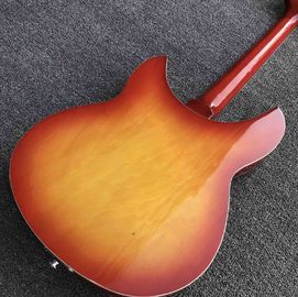 Orange burst 12 strings Ricken 360 model Electric Guitar,Factory custom hollow body Rick Jazz Guitar supplier