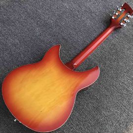 Orange burst 12 strings Ricken 360 model Electric Guitar,Factory custom hollow body Rick Jazz Guitar supplier