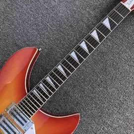 Orange burst 12 strings Ricken 360 model Electric Guitar,Factory custom hollow body Rick Jazz Guitar supplier