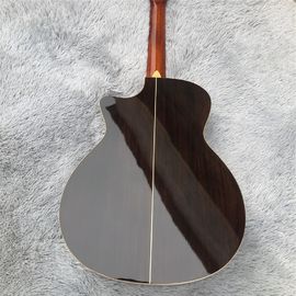 Custom 41 Inches Solid Spruce Top Cutaway Rosewood Back 12 Strings 814 Electric Acoustic Guitar supplier