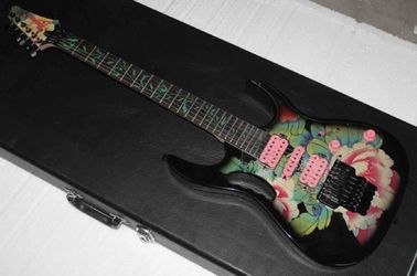 Custom Shop Flower Ibanezs style Electric Guitar free shipping supplier