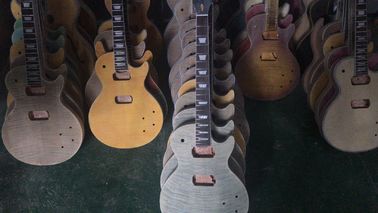 Custom Classic F hole wood natural color hollow body electric guitar colors is optional free shipping supplier