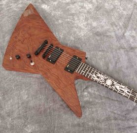 Rosewood Fingerboard Sun Inlays Fingerboard Electric Guitar in Brown with Black Hardware supplier