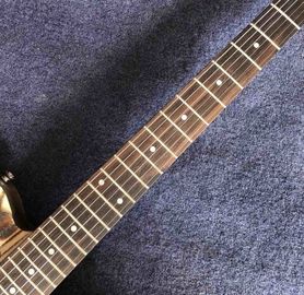 Natural Wood Color Roasted Coke Electric Guitar supplier