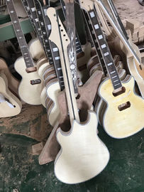 Natural Wood Color Roasted Coke Electric Guitar supplier