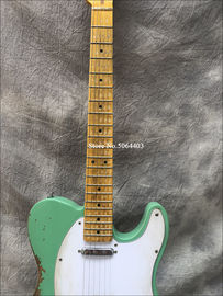 High quality handmade old vintage relic accessories made old aged neck TELE electric guitar free shipping supplier