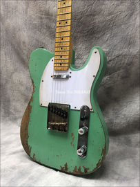 High quality handmade old vintage relic accessories made old aged neck TELE electric guitar free shipping supplier