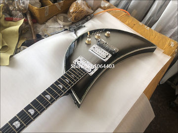 Outlet 6 string electric guitar moon guitar in silver paint rosewood fingerboard kinds color is available free shipping supplier